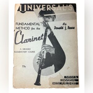 Vintage Universal's Clarinet Method Book Graduated Elementary Course